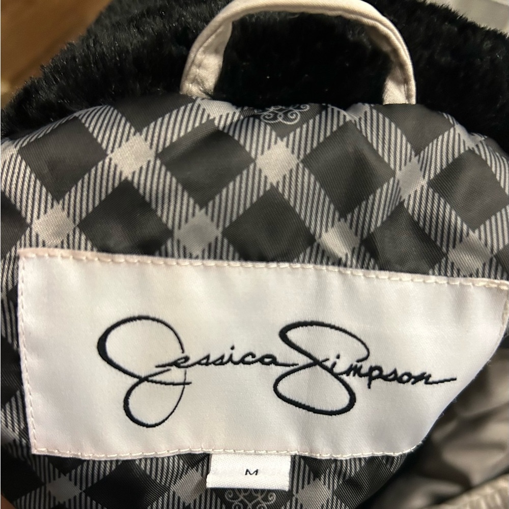 Jessica Simpson Light Tan Utility Jacket - Picture 2 of 5